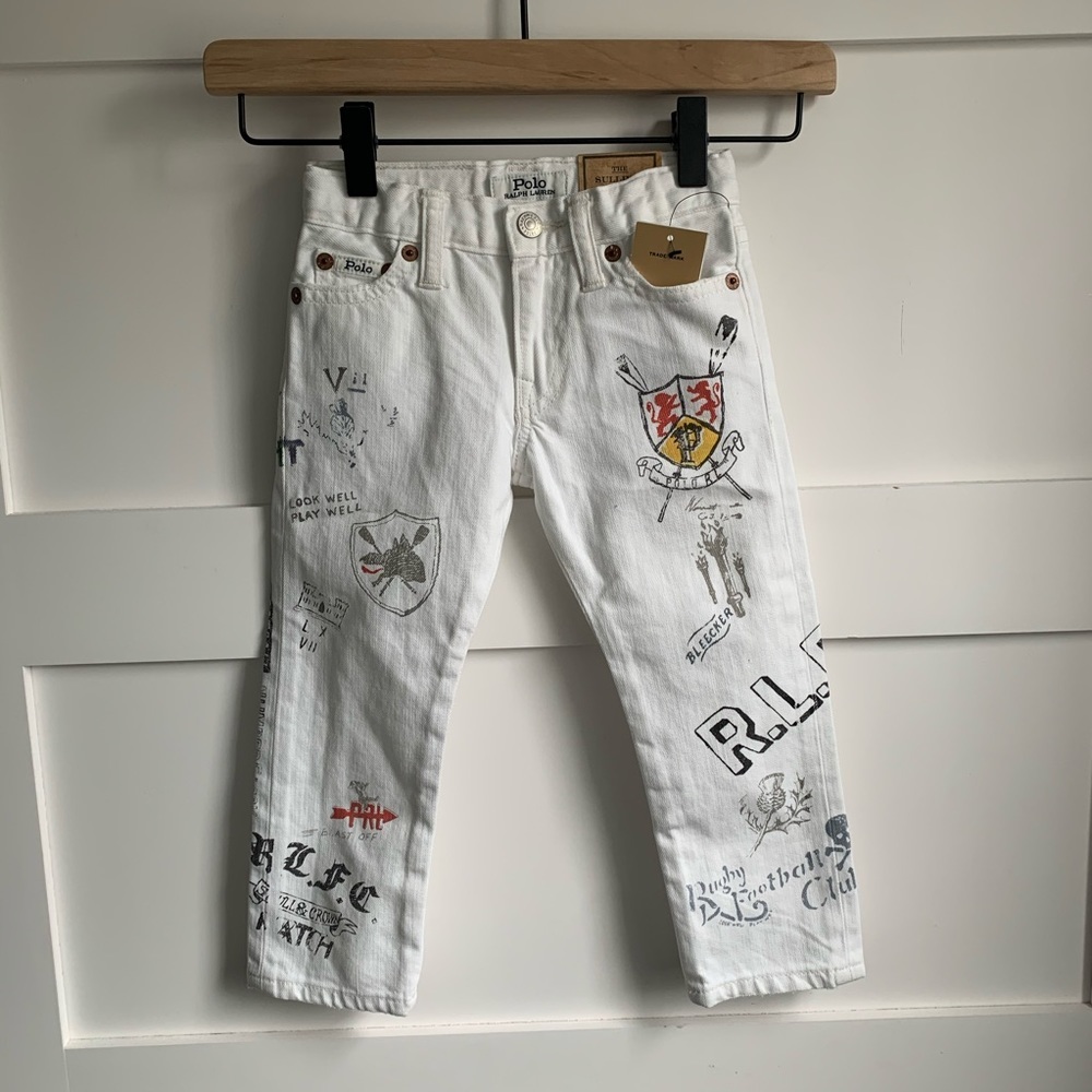 POLO | Varsity Sullivan Slim White Jeans sz 2/2T